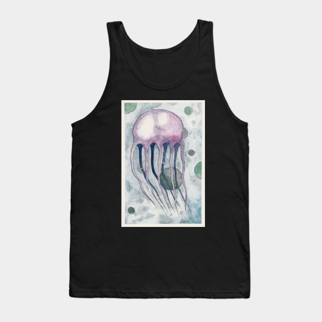 purple jellyfish Tank Top by svenj-creates